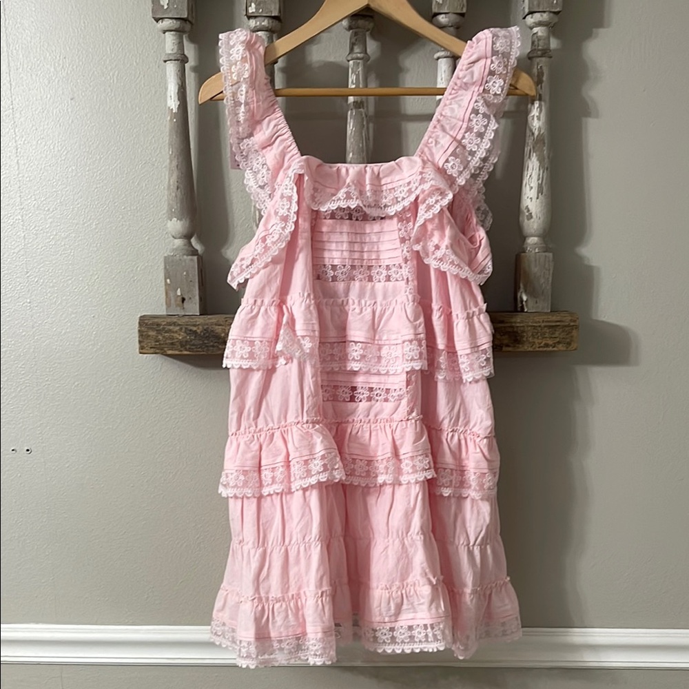 Womens pink and lace Dress